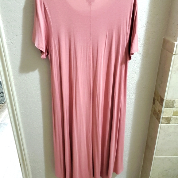 Pink Lula Roe pink dress - Picture 5 of 5